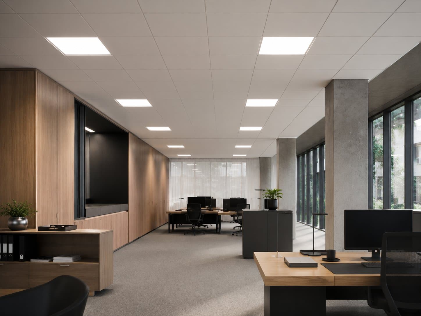 Retail branch lighting